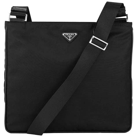 prada black tessuto nylon messenger bag|prada shoulder crossbody bag.